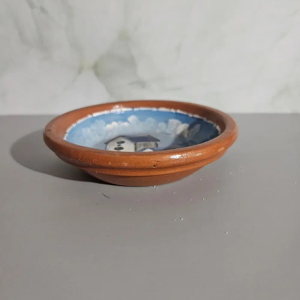 Handcrafted Hanging Ceramic Bowl Decor